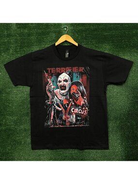 Terrifier Art the Clown Horror Circus T-Shirt Size Large